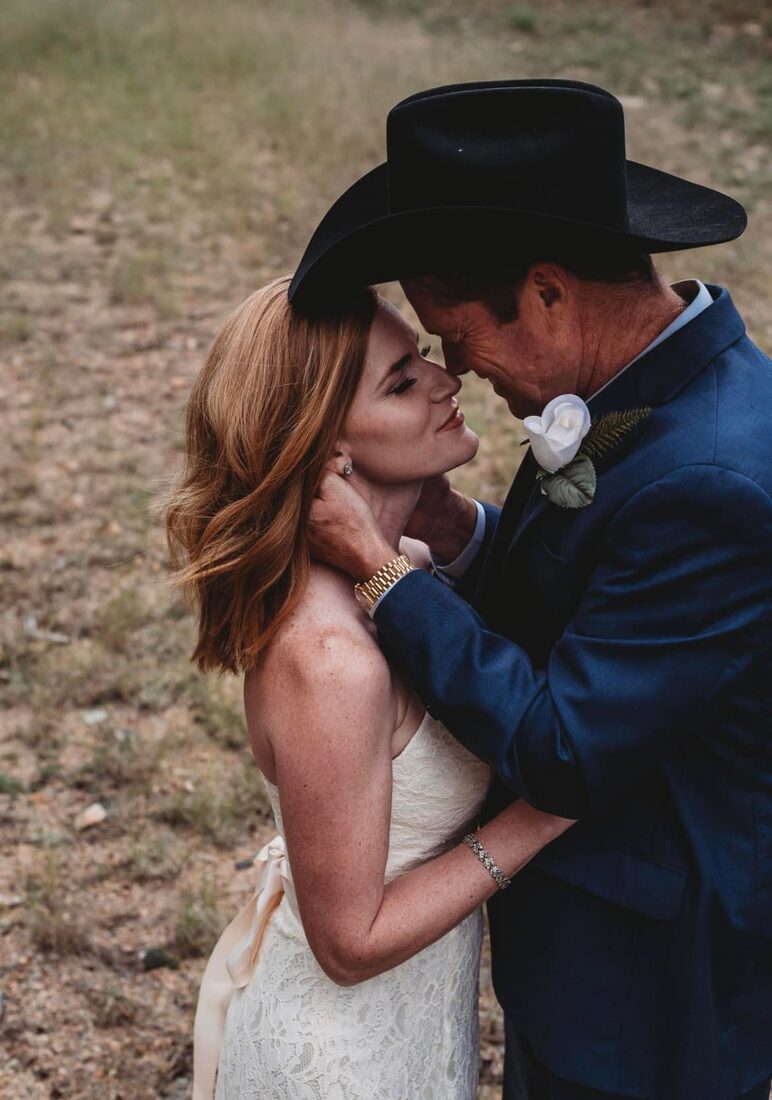 Forehead kiss, first look